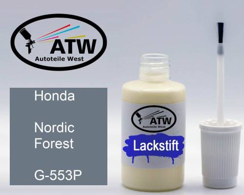 Honda, Nordic Forest, G-553P: 20ml Lackstift, von ATW Autoteile West.